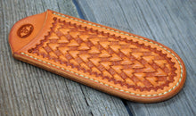 Load image into Gallery viewer, Hand Tooled Cast Iron Handle Covers