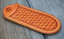 Load image into Gallery viewer, Hand Tooled Cast Iron Handle Covers