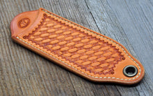 Load image into Gallery viewer, Hand Tooled Cast Iron Handle Covers