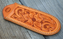 Load image into Gallery viewer, Hand Carved Leather Cast Iron Handle Covers

