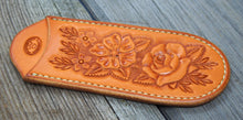 Load image into Gallery viewer, Hand Carved Leather Cast Iron Handle Covers