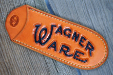 Load image into Gallery viewer, Hand Carved Leather Cast Iron Handle Covers