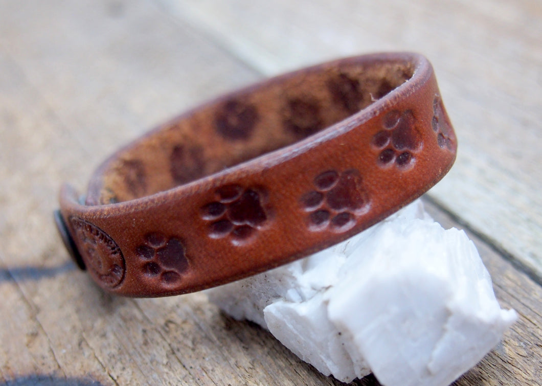 Paw Print Stacker Bracelet